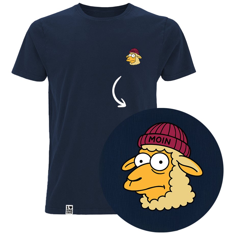 Moin Schaf  - Herren Shirt | 100% Bio-Baumwolle