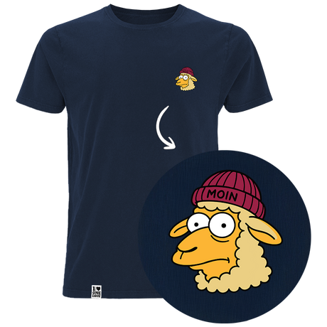 Moin Schaf  - Herren Shirt | 100% Bio-Baumwolle