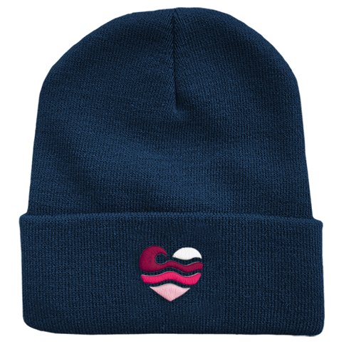 Wellenherz Beanie Stick