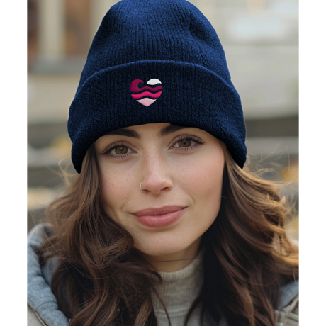 Wellenherz Beanie Stick