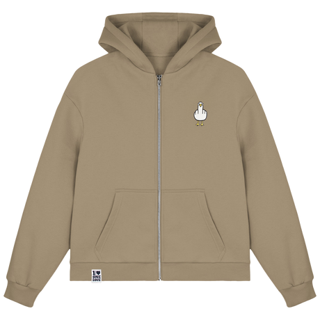 F**k You Möwe Stick  - Unisex Sweatjacke