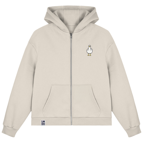 F**k You Möwe Stick  - Unisex Sweatjacke