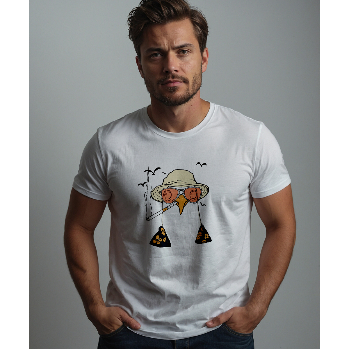 Möwengeist – Herren Shirt | 100% Bio-Baumwolle