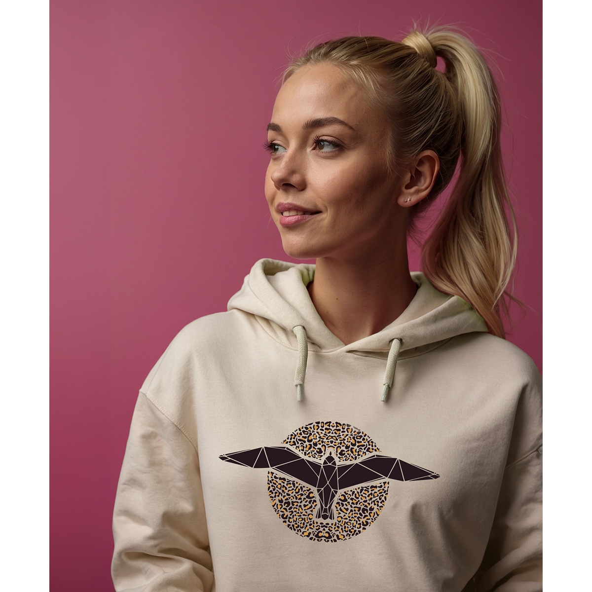 Leo Möwe - Damen Hoodie | Bio-Baumwolle