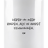 Möwe Wolle  Keramik Tasse