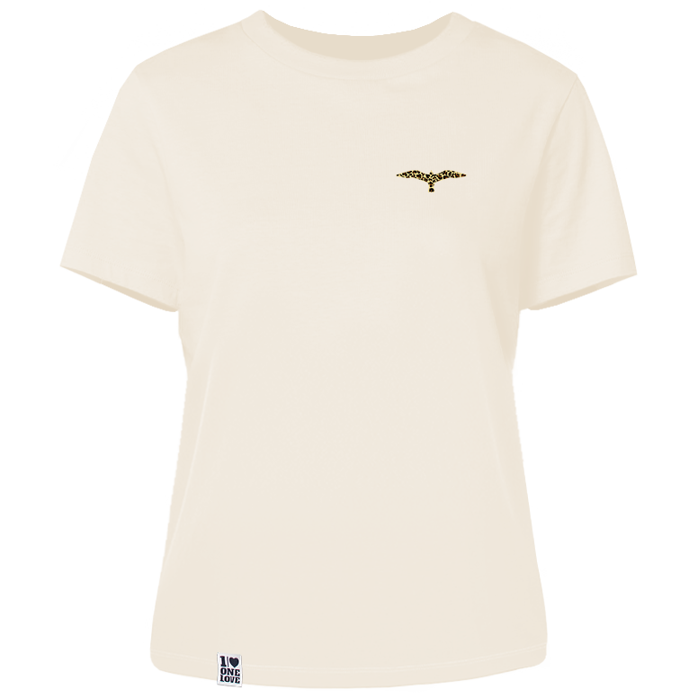 Leo-Möwe – Damen Shirt | 100% Bio-Baumwolle | Edler Stick