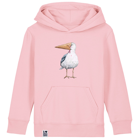 Leuchtendes Meer: Eisvogel Hoodie Kids