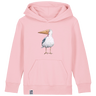 Leuchtendes Meer: Eisvogel Hoodie Kids