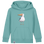 Leuchtendes Meer: Eisvogel Hoodie Kids