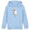 Leuchtendes Meer: Eisvogel Hoodie Kids