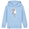 Leuchtendes Meer: Eisvogel Hoodie Kids