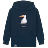 Leuchtendes Meer: Eisvogel Hoodie Kids