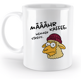Määähr Kaffee, weniger Stress Keramik Tasse