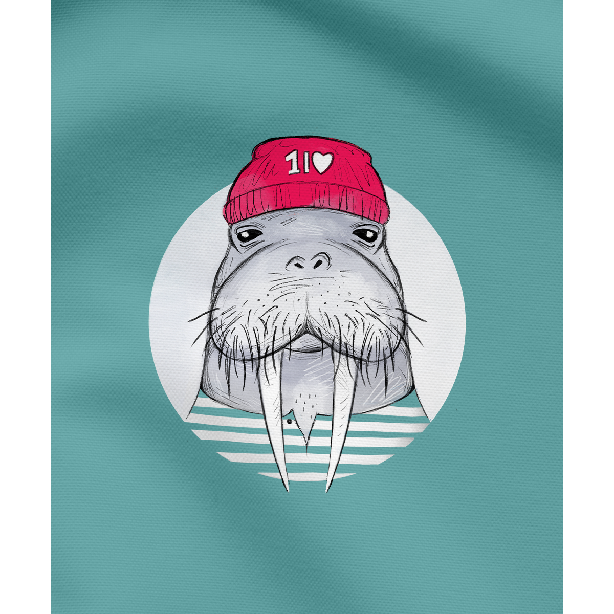 Walross-Wärme – Kinder Hoodie