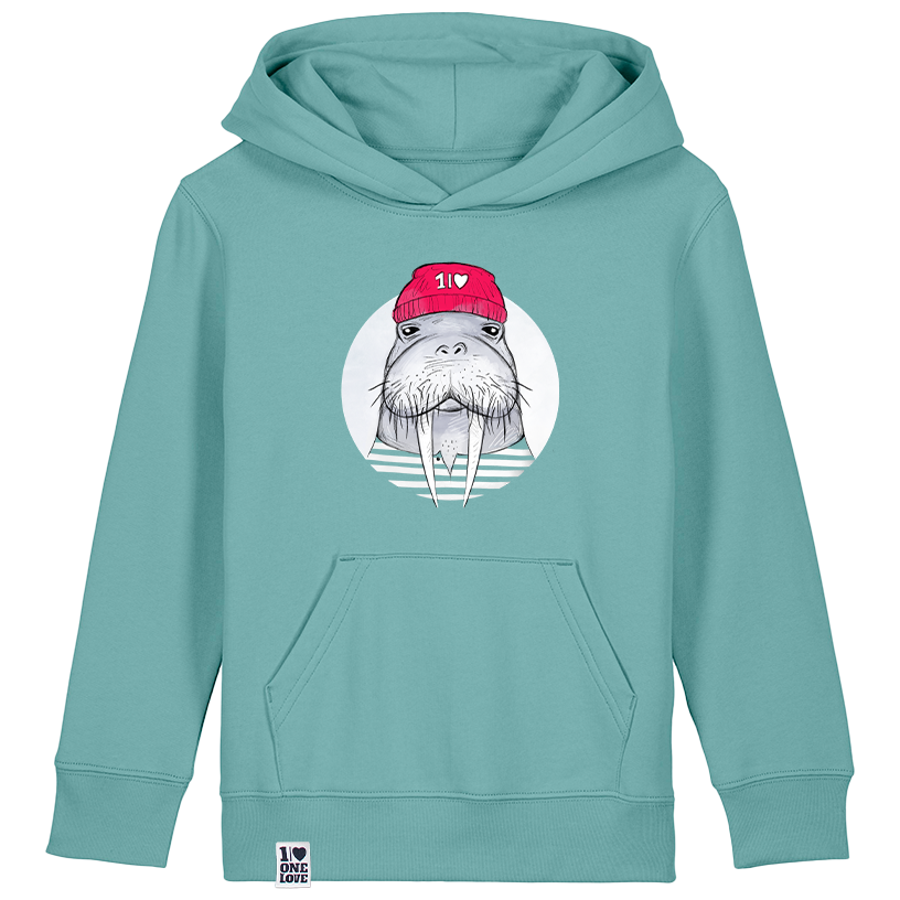 Walross-Wärme – Kinder Hoodie