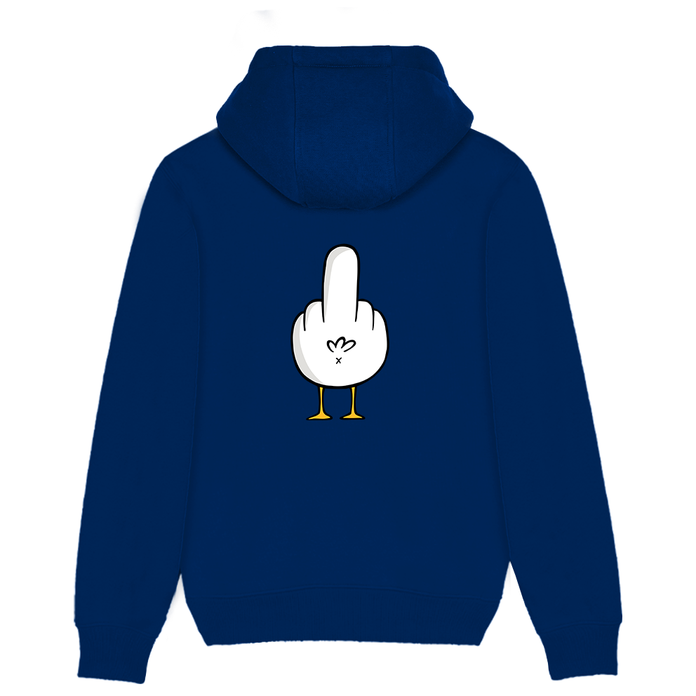 F**k You Möwe - Unisex Hoodie | 100% Bio-Baumwolle | Backprint