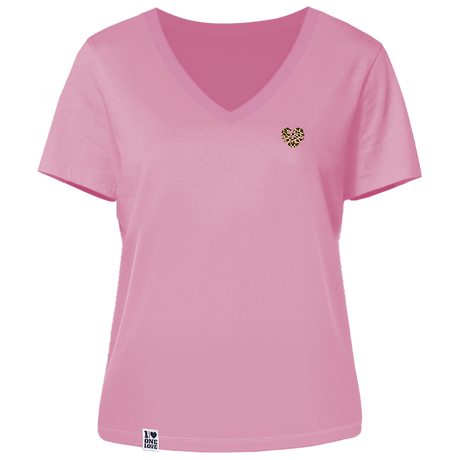 Wellenherz  - Damen Shirt | V-Ausschnitt