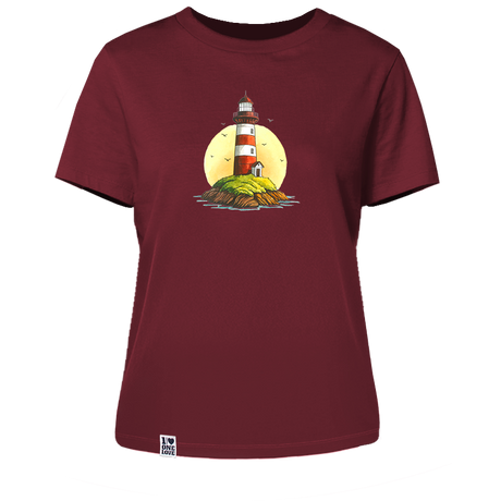 Leuchtturm & Meer - Damen Shirt | 100% Bio-Baumwolle