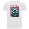 The Sea Is Calling - Herren Shirt | 100% Bio-Baumwolle | Backprint
