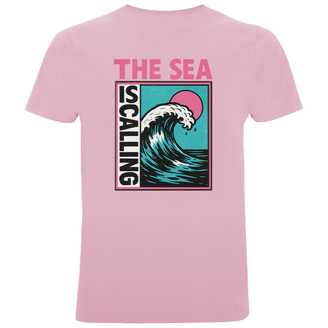 The Sea Is Calling - Herren Shirt | 100% Bio-Baumwolle | Backprint