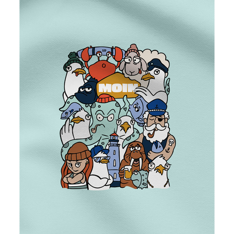 Moin Collage – Herren Shirt | 100% Bio-Baumwolle