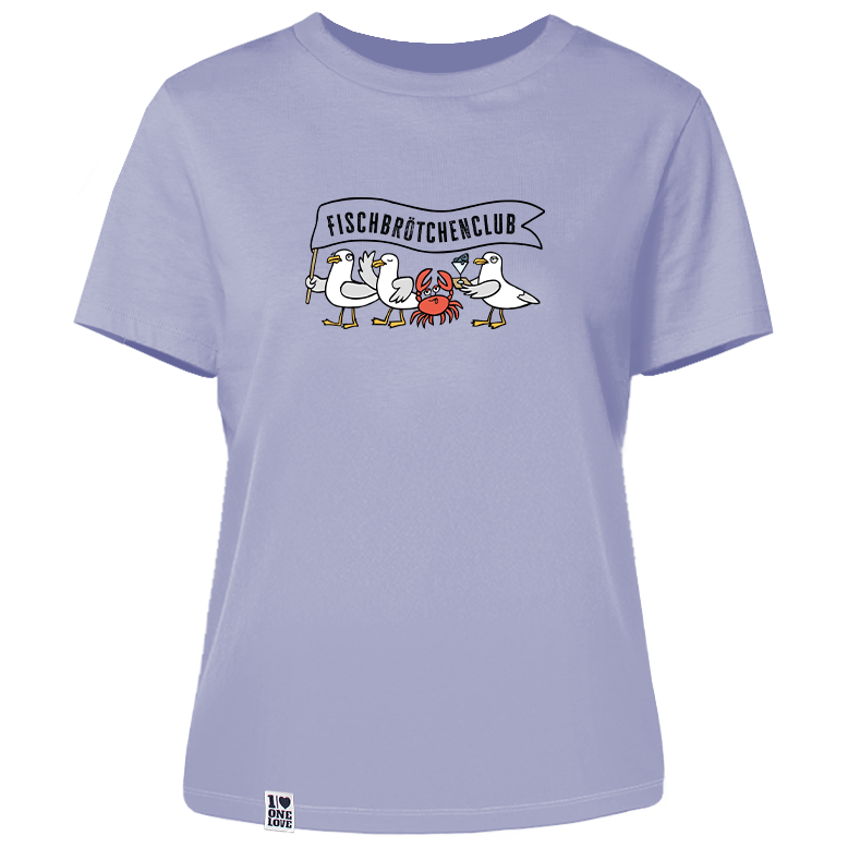 Fischbrötchenclub – Damen Shirt | 100% Bio-Baumwolle