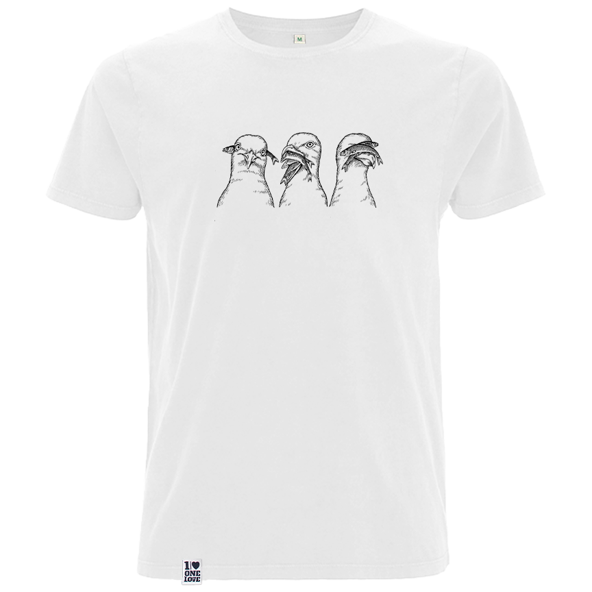 Möwen - Herren Shirt | 100% Bio-Baumwolle