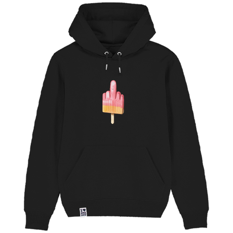 Mittelfinger Eis - Unisex Hoodie | 100% Bio-Baumwolle