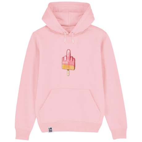 Mittelfinger Eis - Unisex Hoodie | 100% Bio-Baumwolle