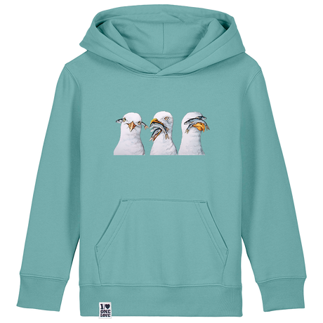 Kleine Küstenabenteurer – Möwen Hoodie Kids