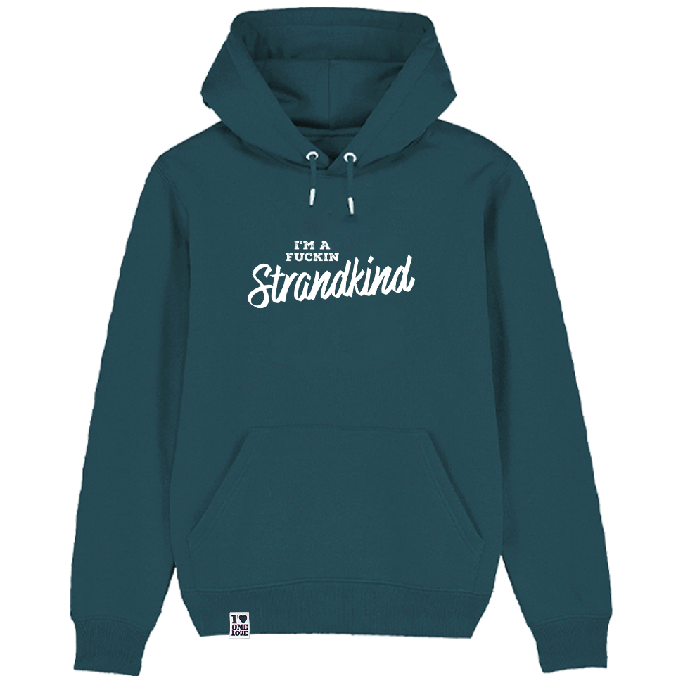 Fuckin Strandkind - Unisex Hoodie | 100% Bio-Baumwolle