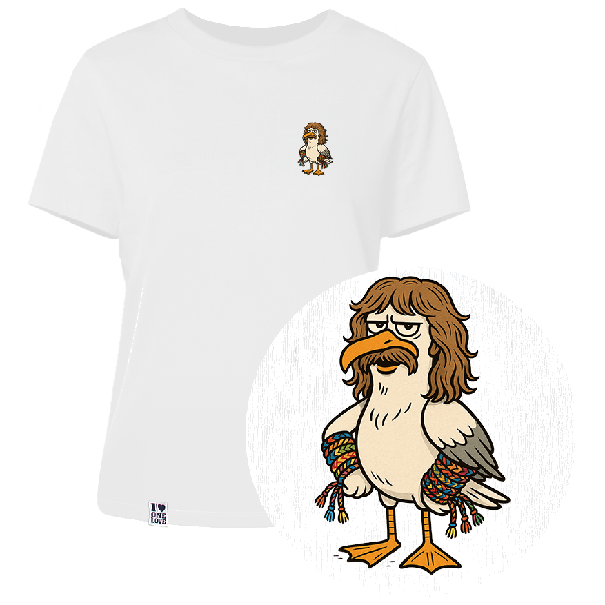 Möwe Wolle  - Damen Shirt | 100% Bio-Baumwolle