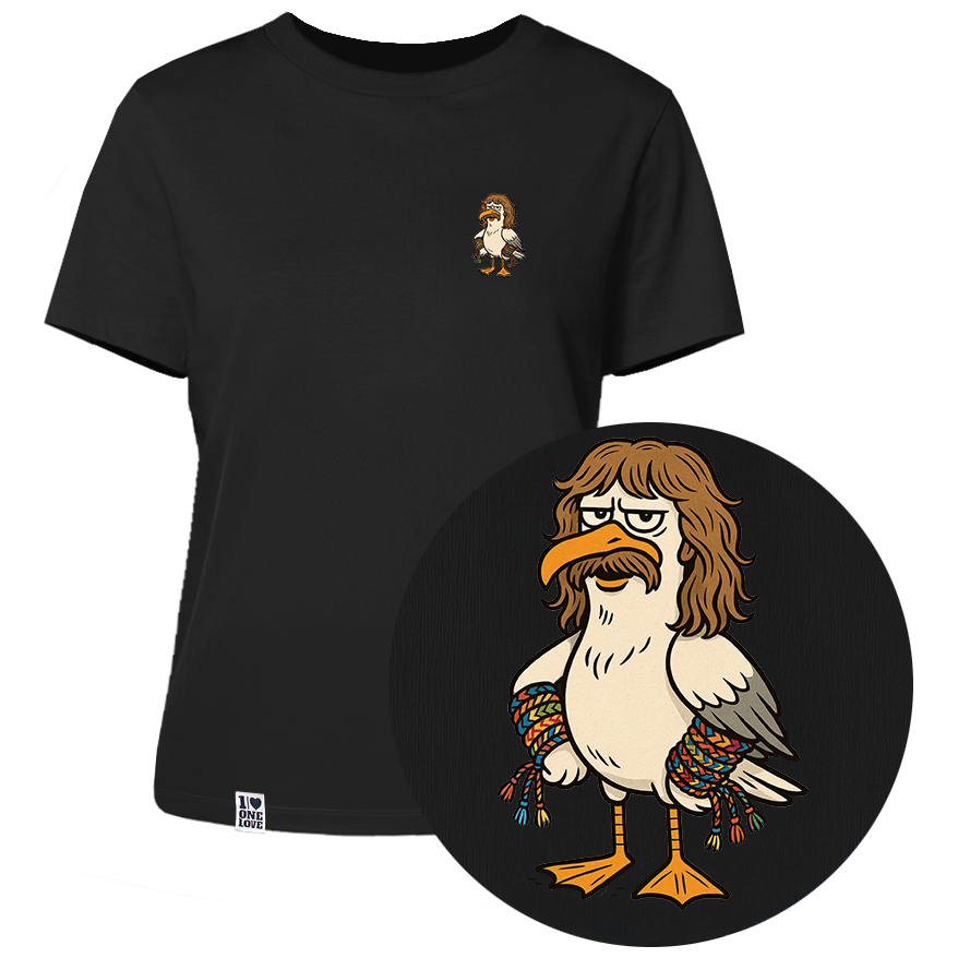 Möwe Wolle  - Damen Shirt | 100% Bio-Baumwolle