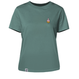 Mittelfinger Eis  - Damen Shirt | 100% Bio-Baumwolle | Edler Stick