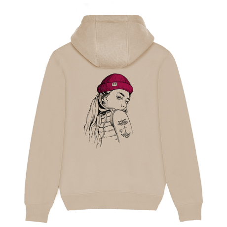 Skipperin Lucy – Unisex Hoodie | 100% Bio-Baumwolle | Backprint