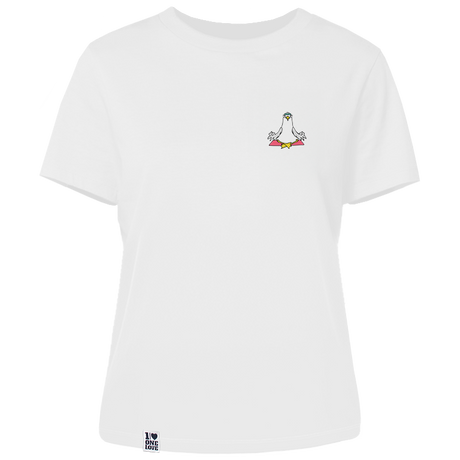 Yoga Möwe  - Damen Shirt | 100% Bio-Baumwolle