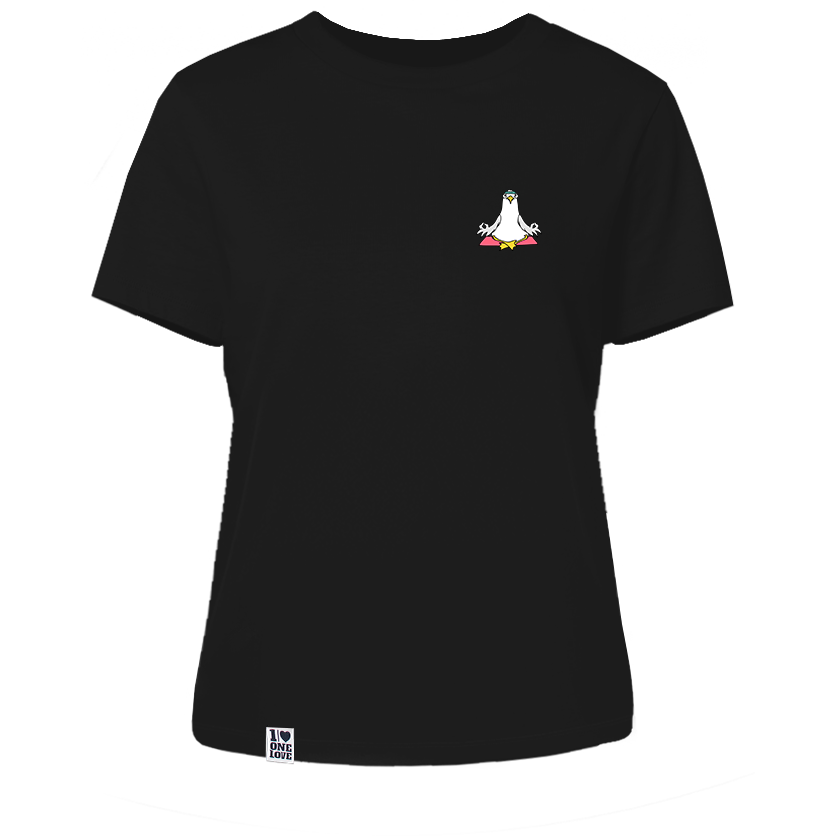 Yoga Möwe  - Damen Shirt | 100% Bio-Baumwolle