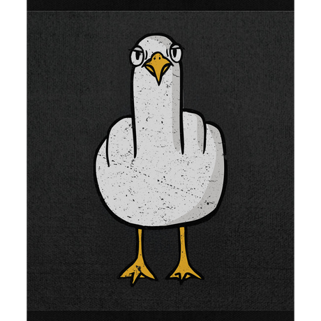 F**k You Möwe  - Fußmatte mit Gummirand