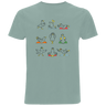 Yoga Möwen – Herren Shirt | 100% Bio-Baumwolle | Backprint