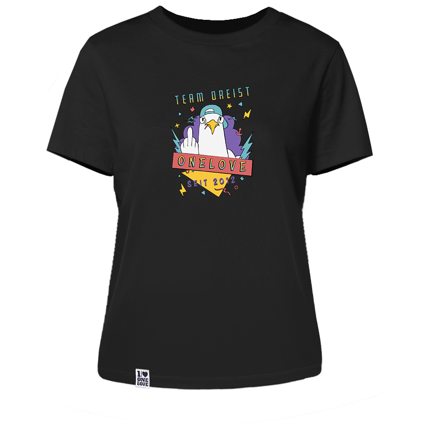 90er Team Dreist – Damen Shirt | 100% Bio-Baumwolle