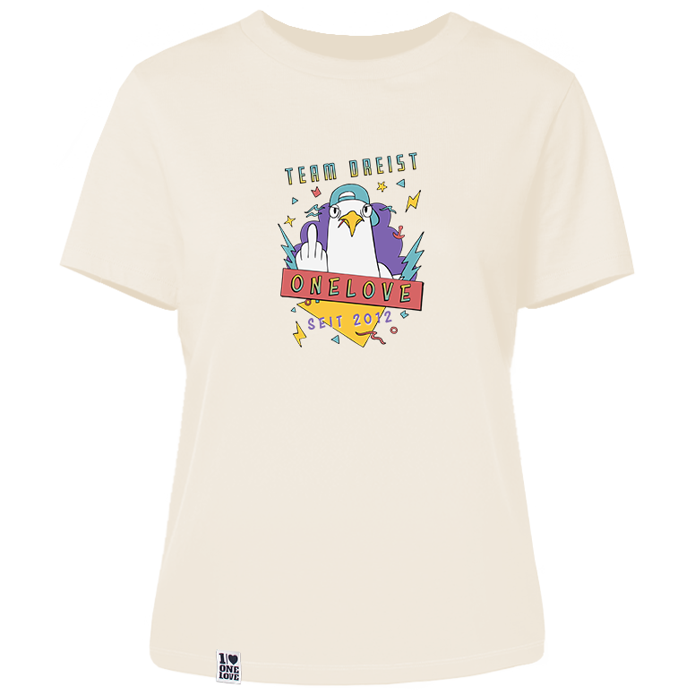 90er Team Dreist – Damen Shirt | 100% Bio-Baumwolle
