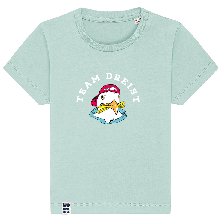Maritime Liebe – Bio-Baby-Shirt Team Dreist