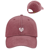 Wellenherz  - Vintage Cap mit Stick