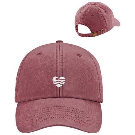 Wellenherz  - Vintage Cap mit Stick