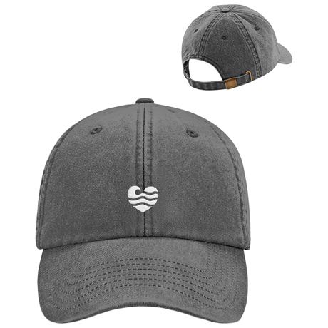 Wellenherz  - Vintage Cap mit Stick