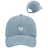 Wellenherz  - Vintage Cap mit Stick