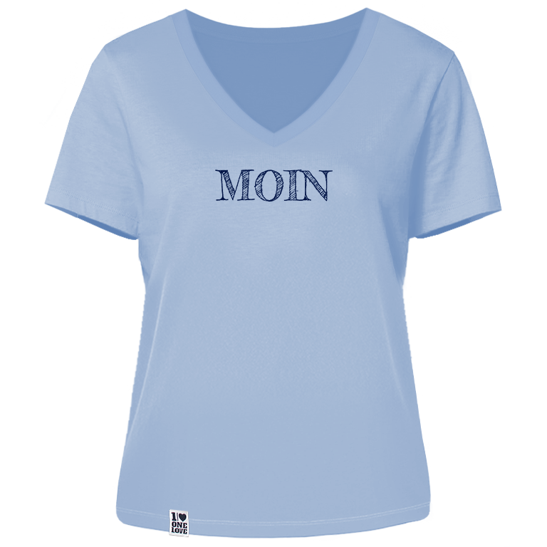 Moin - Damen Shirt | V-Ausschnitt