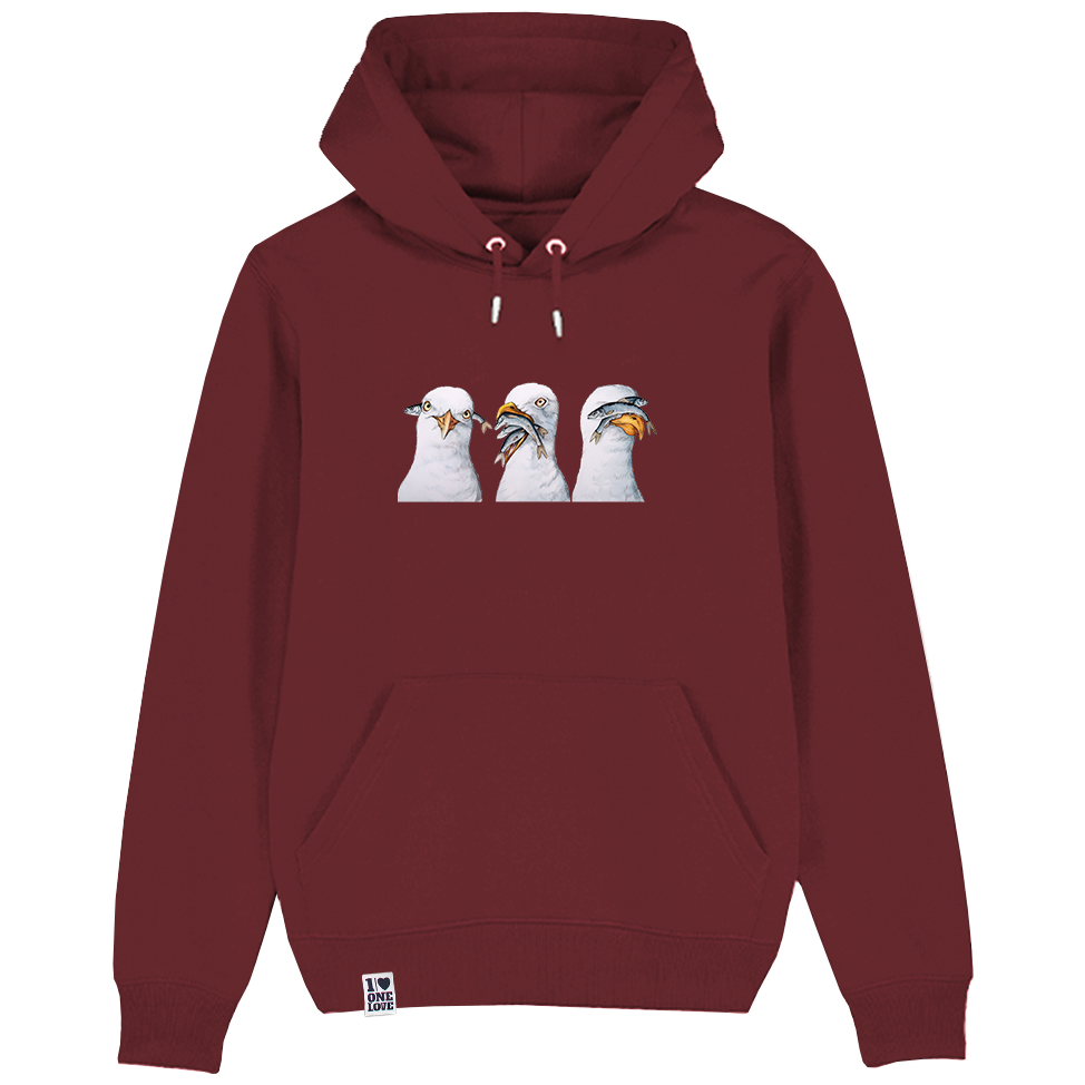 Möwen – Unisex Hoodie | 100% Bio-Baumwolle
