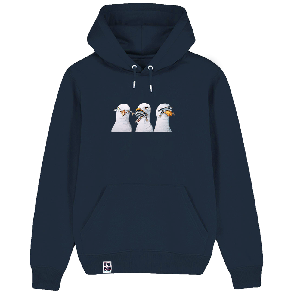 Möwen – Unisex Hoodie | 100% Bio-Baumwolle