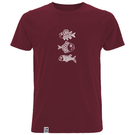 Meerzeit Fische – Herren Shirt | 100% Bio-Baumwolle